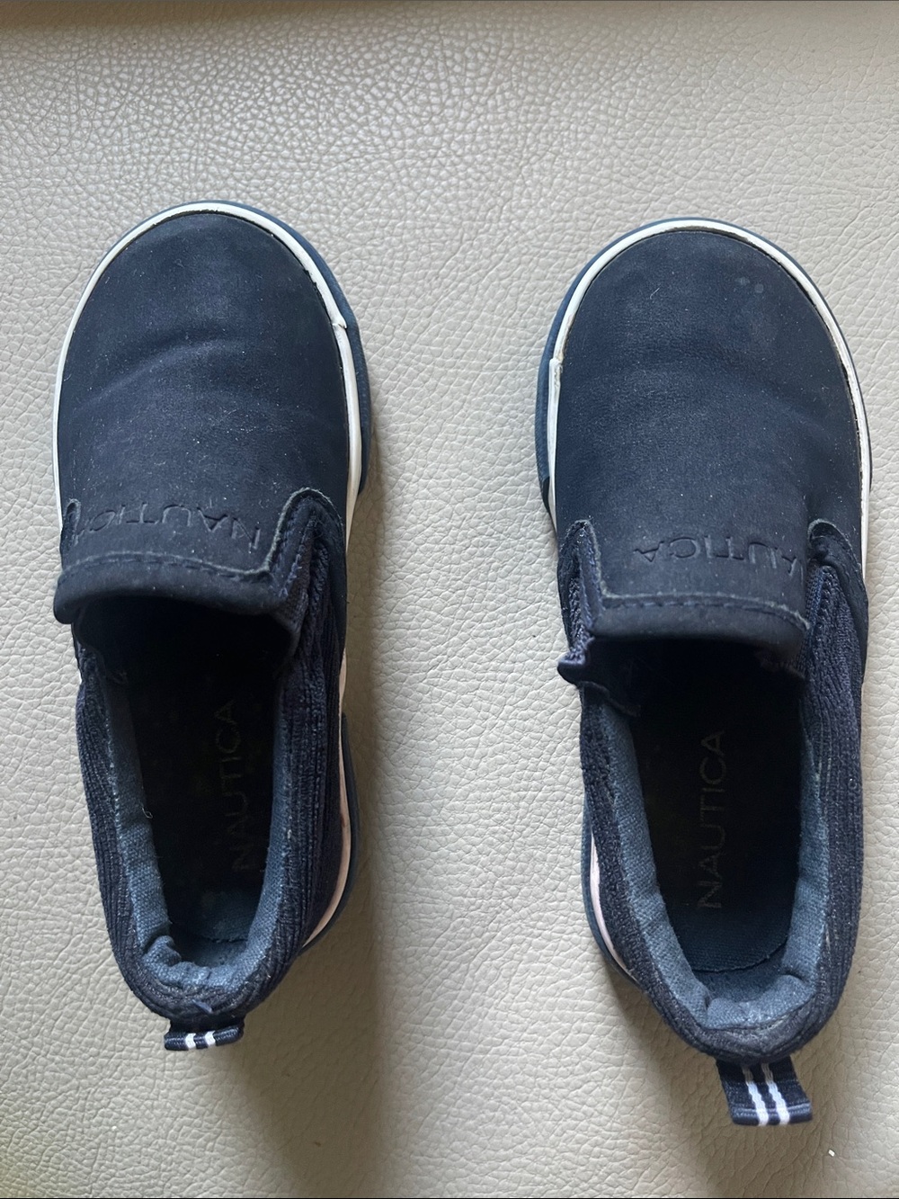 Nautica Kids Navy Slip-On Canvas Sneakers